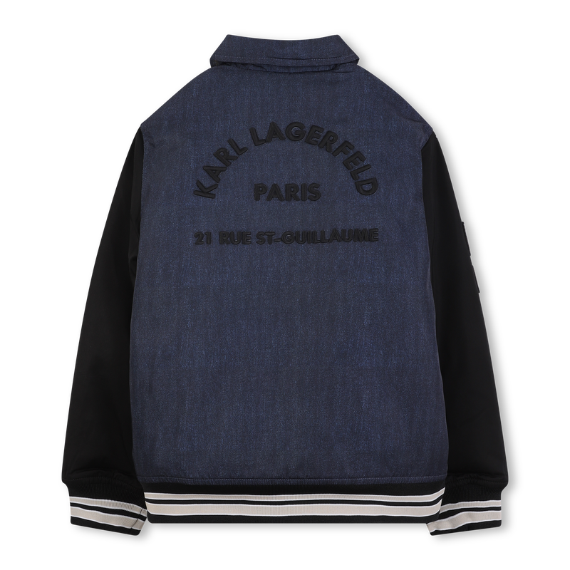 Bomberjacke aus Polyester KARL LAGERFELD KIDS 
                        BOY