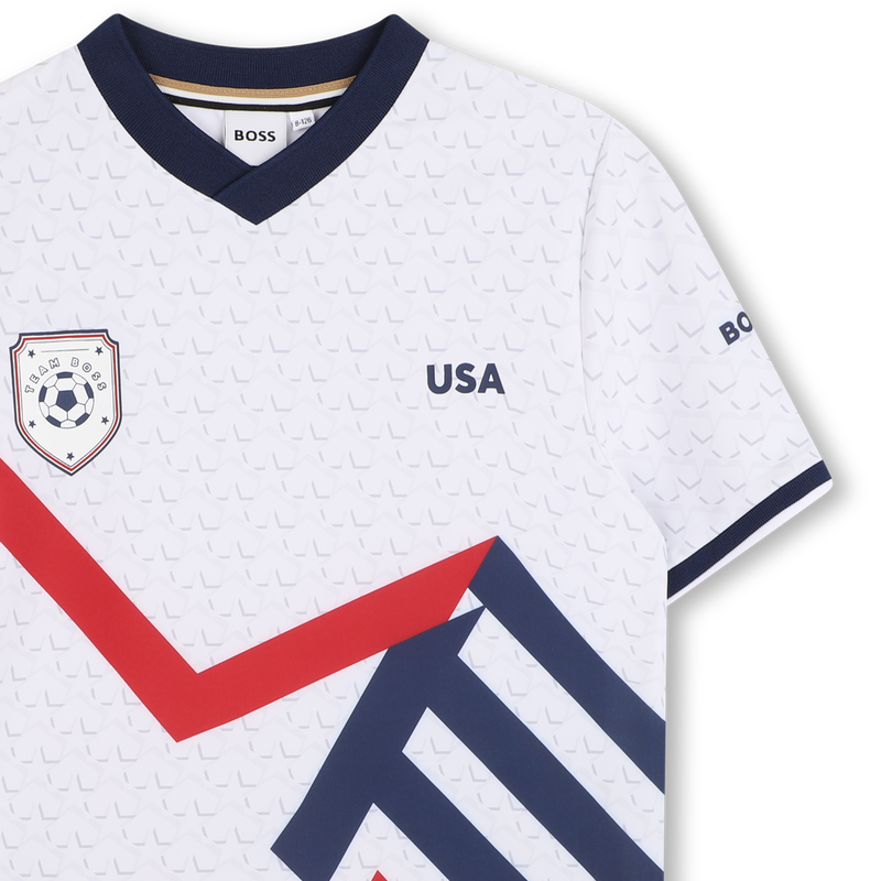 KURZ&Auml;RMELIGES T-SHIRT BOSS 
                        BOY