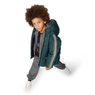 Steppjacke mit Kapuze KARL LAGERFELD KIDS 
                    BOY