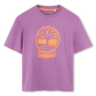 Zweifarbiges T-Shirt mit Logo TIMBERLAND BOY