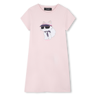 Kurz&auml;rmeliges kleid KARL LAGERFELD KIDS 
                    GIRL