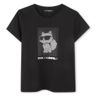 Kurzarmshirt KARL LAGERFELD KIDS 
                    GIRL