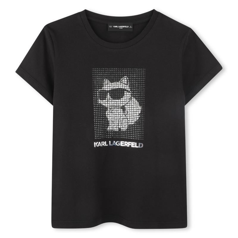Kurzarmshirt KARL LAGERFELD KIDS 
                        GIRL