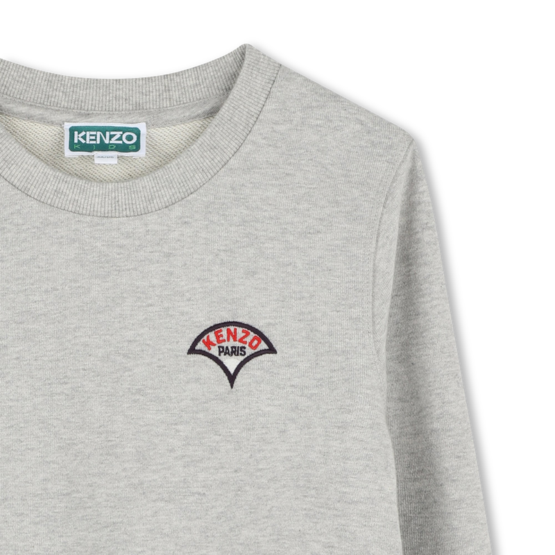 Besticktes Baumwoll-Sweatshirt KENZO KIDS 
                        BOY