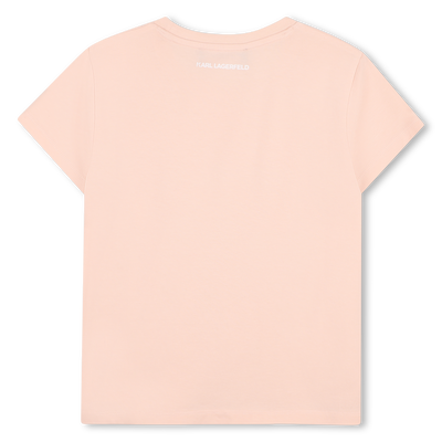 Kurz&auml;rmeliges t-shirt KARL LAGERFELD KIDS GIRL
