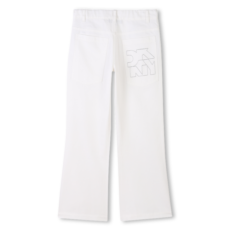 Hose aus Baumwolle und Leinen DKNY 
                        GIRL