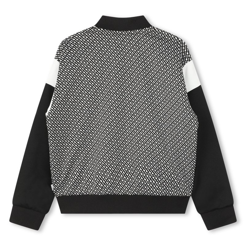 Zweifarbiger Cardigan mit Zip BOSS 
                        GIRL