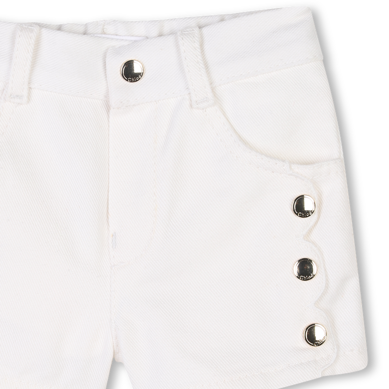 Shorts aus Baumwoll-Serge CHLOE 
                        GIRL