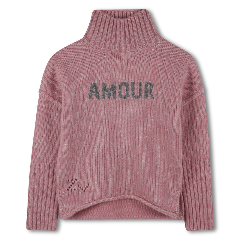 Metallic-Pullover mit Jacquard-Muster ZADIG & VOLTAIRE 
                        GIRL