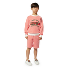 Gestreifte Baumwoll-Bermudas KENZO KIDS 
                    BOY