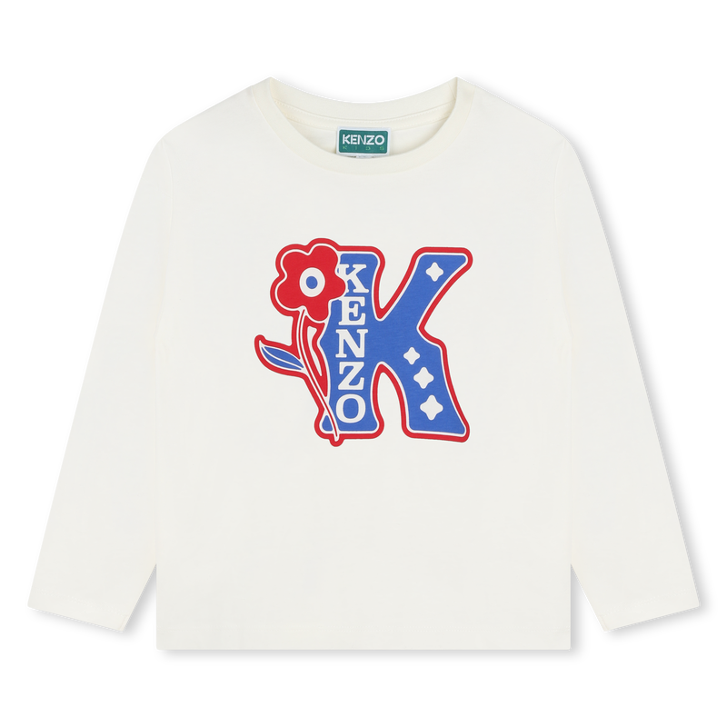 Langarm-Shirt aus Baumwolle KENZO KIDS 
                        GIRL