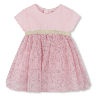 Festliches, bedrucktes Kleid KARL LAGERFELD KIDS GIRL