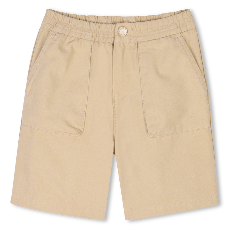 Bestickte Baumwoll-Bermudas KENZO KIDS 
                        BOY