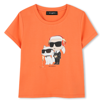 T-Shirt mit Druck KARL LAGERFELD KIDS GIRL