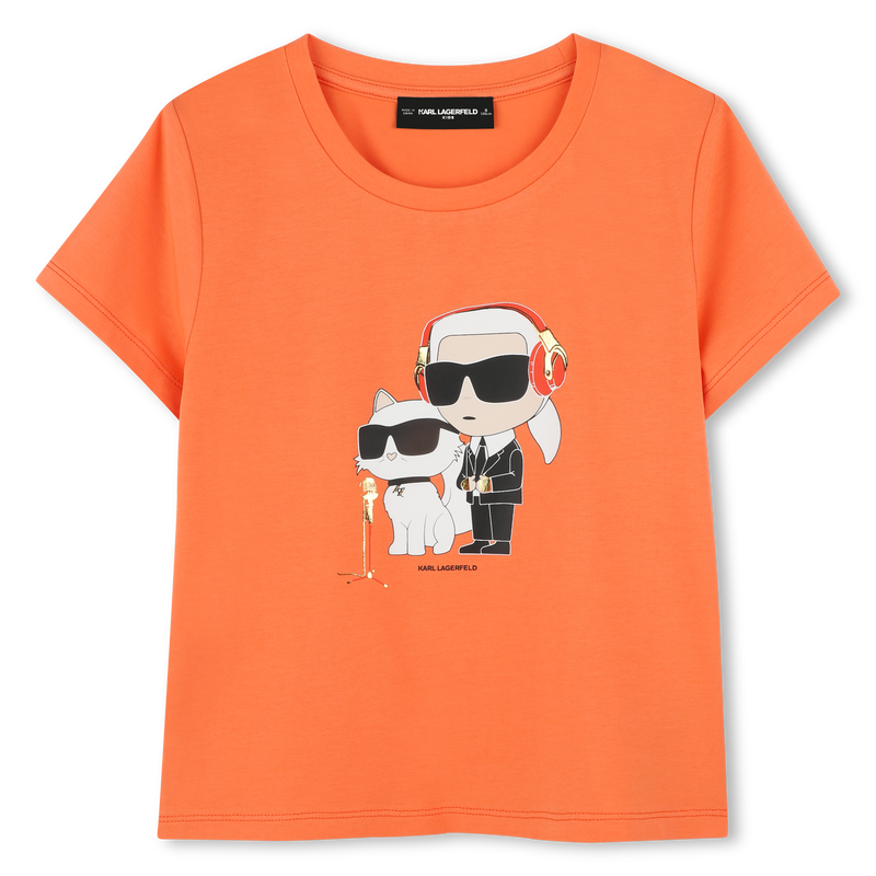 T-Shirt mit Druck KARL LAGERFELD KIDS 
                        GIRL