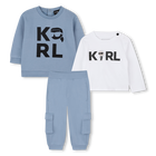 Set aus Sweatshirt, Hose und T-Shirt KARL LAGERFELD KIDS 
                    BOY