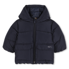Daunenjacke mit Kapuze, MARINE, hi-res