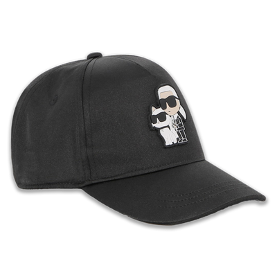 Kappe aus gl&auml;nzendem Satin KARL LAGERFELD KIDS GIRL