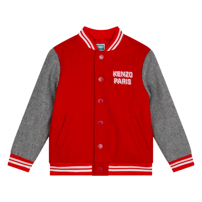 Wolljacke mit Stickerei KENZO KIDS GIRL