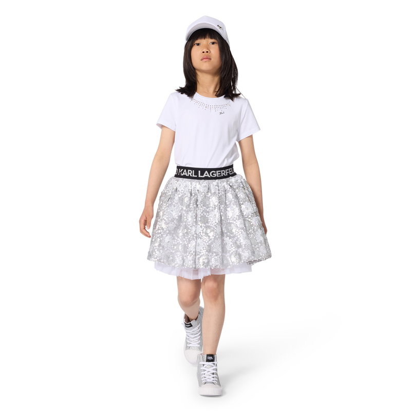 Sneaker zum schn&uuml;ren KARL LAGERFELD KIDS 
                        GIRL