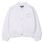 Baumwollmolton-Strickjacke DKNY 
                    GIRL