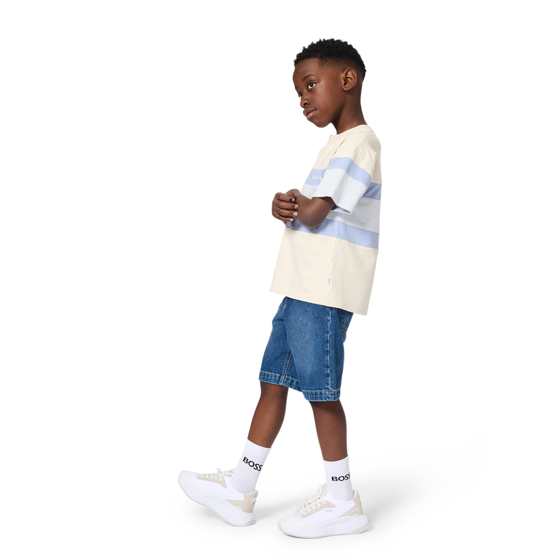 KURZ&Auml;RMELIGES T-SHIRT BOSS 
                        BOY