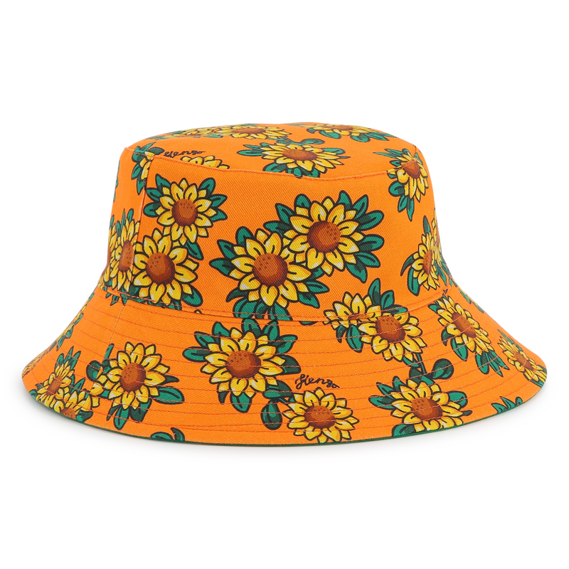 Wendbarer Baumwoll-Fischerhut KENZO KIDS 
                        UNISEX