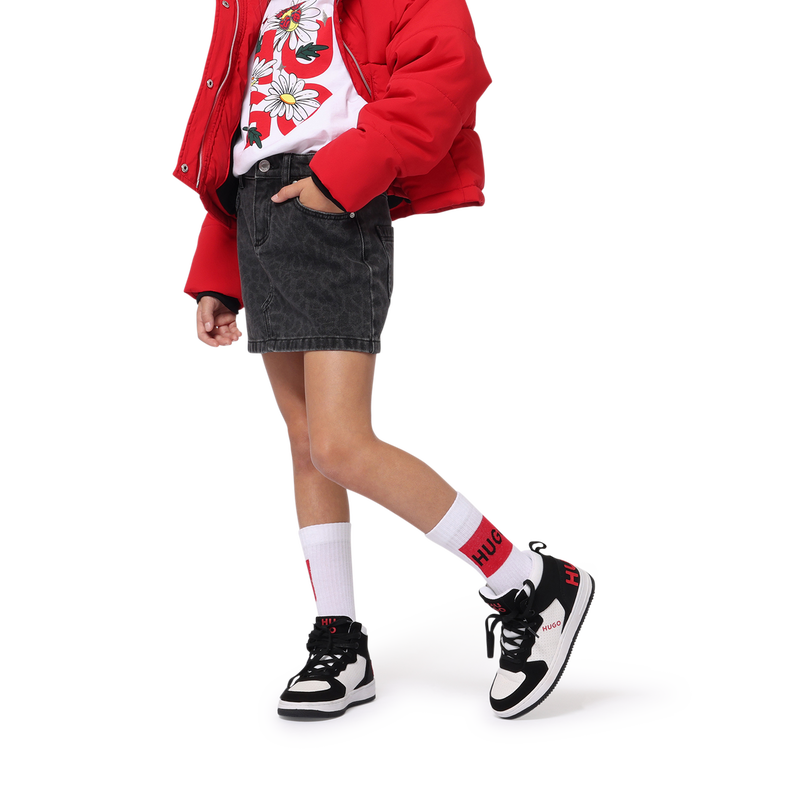 T-Shirt mit Fantasie-Druck HUGO 
                        GIRL