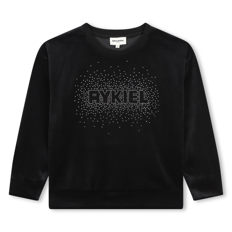 Sweatshirt aus Samt SONIA RYKIEL 
                        GIRL