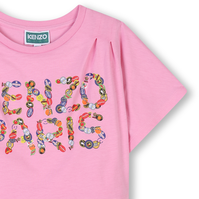 2-in-1-Kleid mit Motiv KENZO KIDS 
                        GIRL