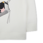 Molton-Kapuzensweatshirt MARC JACOBS 
                    GIRL