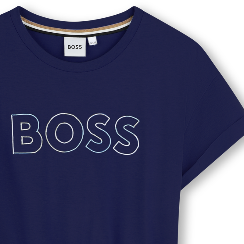 Kurz&auml;rmeliges Kleid BOSS 
                        GIRL
