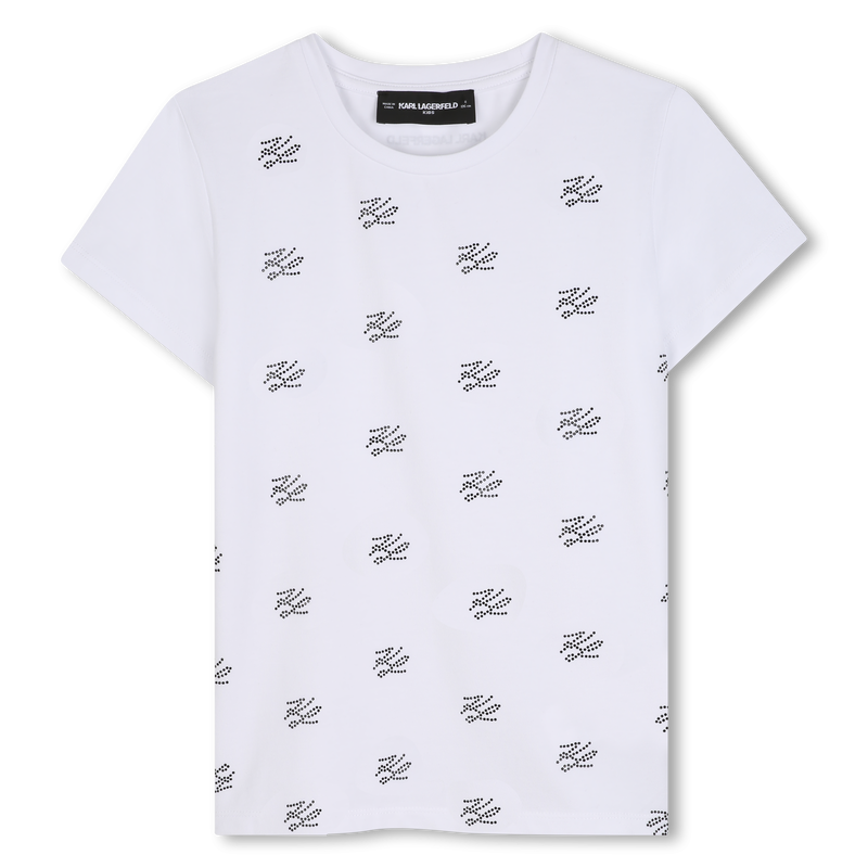 T-Shirt mit kurzen &Auml;rmeln KARL LAGERFELD KIDS 
                        GIRL