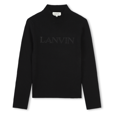 Strickpullover mit Stickerei LANVIN GIRL