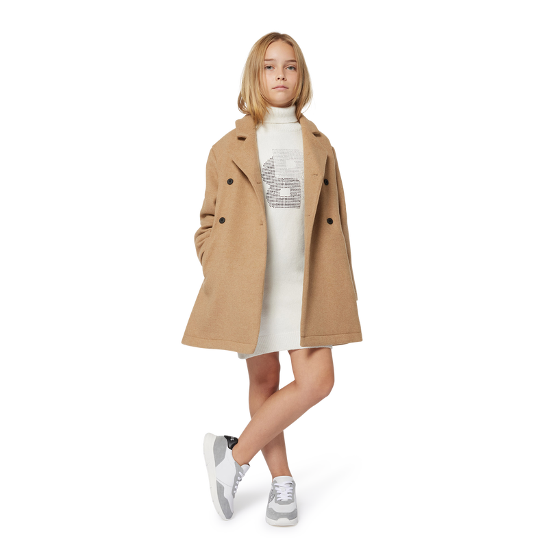 Pulloverkleid mit Strass BOSS 
                        GIRL