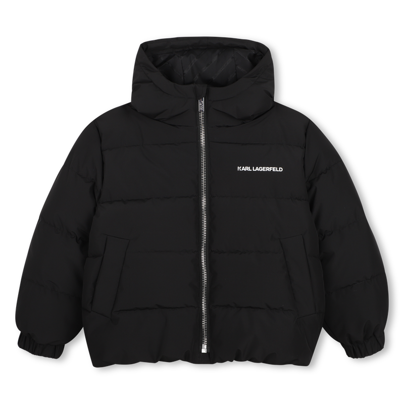 Steppjacke mit Kapuze KARL LAGERFELD KIDS 
                        BOY