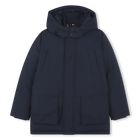 Langer Parka mit Kapuze, MARINE, hi-res