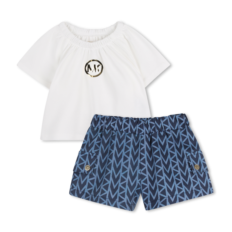 SET AUS SHORTS UND T-SHIRTS MICHAEL KORS 
                        GIRL