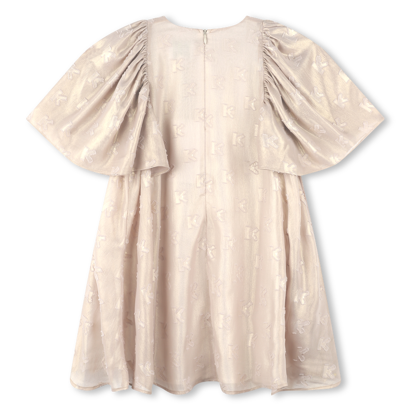 Lam&eacute;-Kleid mit Muster KENZO KIDS 
                        GIRL