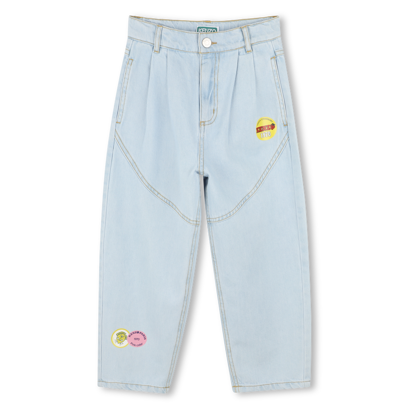 Jeans mit Stretch-Bund KENZO KIDS 
                        GIRL