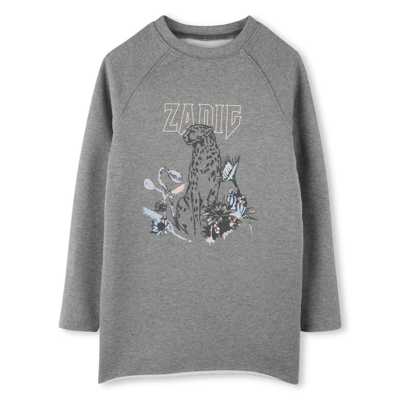 Lang&auml;rmeliges Sweatshirtkleid ZADIG VOLTAIRE 
                        GIRL