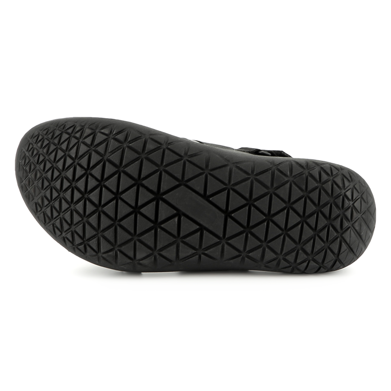 Ledersandalen mit Klett KARL LAGERFELD KIDS 
                        BOY