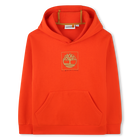 Sweatshirt aus Molton, TANGELLO, hi-res