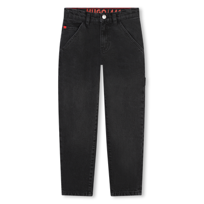 Weite, unifarbene Jeans HUGO BOY
