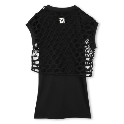 Kurz&auml;rmeliges 2-in-1-Kleid DKNY GIRL