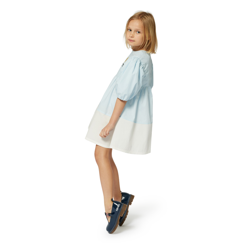 Ausgestelltes Kleid KENZO KIDS 
                        GIRL