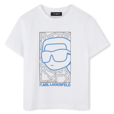 T-Shirt mit Print KARL LAGERFELD KIDS BOY