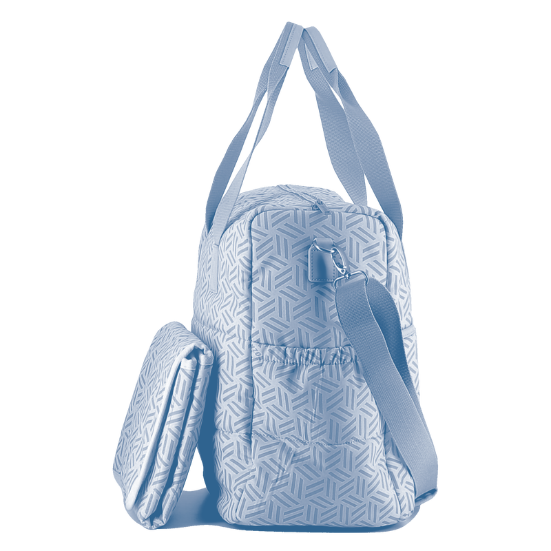 Gesteppte Wickeltasche aus bedruckter Popeline KENZO KIDS 
                        UNISEX