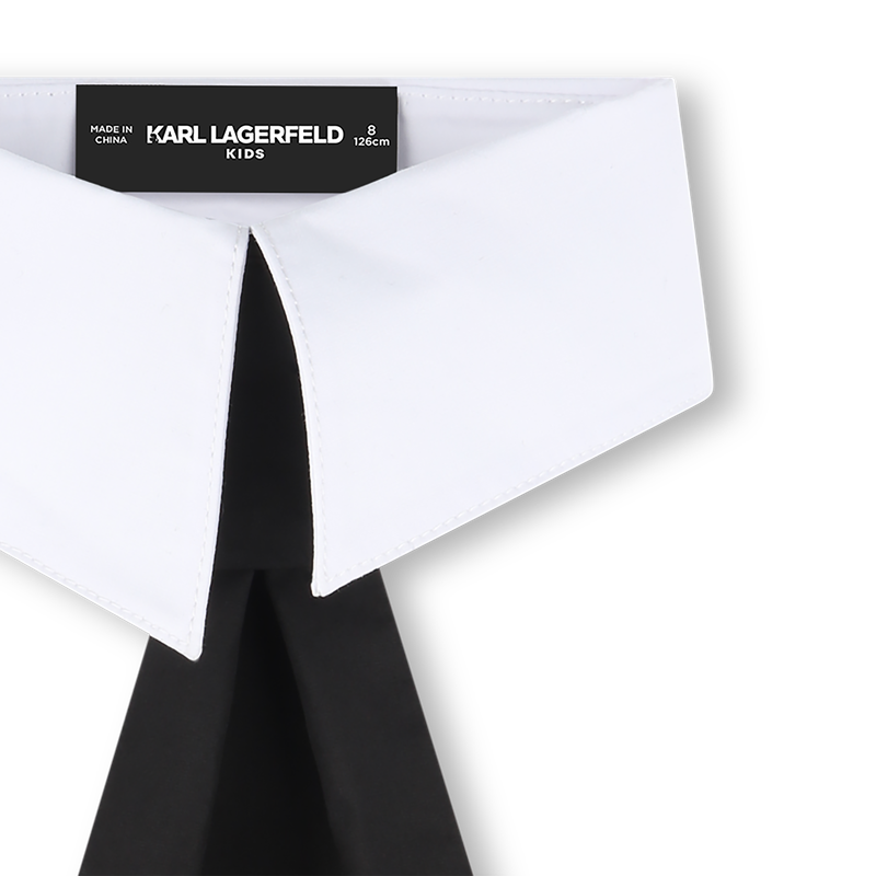 Zweifarbige baumwoll-krawatte KARL LAGERFELD KIDS 
                        GIRL