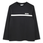 Lang&auml;rmeliges t-shirt BOSS 
                    BOY